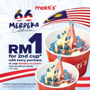 Moktis-RM1-Merdeka-Ice-Cream-2023-Promo-350x350 - Beverages Food , Restaurant & Pub Johor Kedah Kelantan Kuala Lumpur Melaka Negeri Sembilan Pahang Penang Perak Perlis Promotions & Freebies Putrajaya Sabah Sarawak Selangor Terengganu 