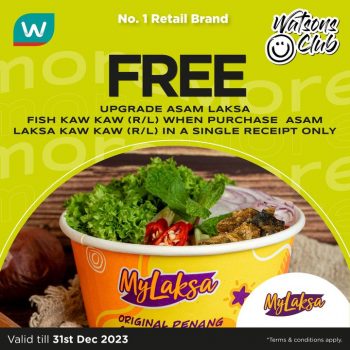 MyLaksa-Special-Deal-with-Watsons-Club-350x350 - Beverages Food , Restaurant & Pub Johor Kedah Kelantan Kuala Lumpur Melaka Negeri Sembilan Pahang Penang Perak Perlis Promotions & Freebies Putrajaya Sabah Sarawak Selangor Terengganu 