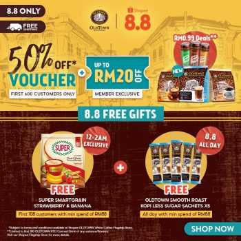 OLDTOWN-Shopee-8.8-Sale-350x350 - Beverages Food , Restaurant & Pub Johor Kedah Kelantan Kuala Lumpur Malaysia Sales Melaka Negeri Sembilan Online Store Pahang Penang Perak Perlis Putrajaya Sabah Sarawak Selangor Terengganu 