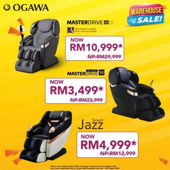 Ogawa-Warehouse-Sale-at-Cheras-Leisure-Mall-2-350x350 - Beauty & Health Furniture Home & Garden & Tools Home Decor Kuala Lumpur Massage Selangor Warehouse Sale & Clearance in Malaysia 