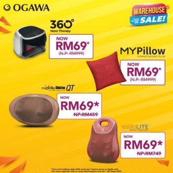 Ogawa-Warehouse-Sale-at-Cheras-Leisure-Mall-4-350x350 - Beauty & Health Furniture Home & Garden & Tools Home Decor Kuala Lumpur Massage Selangor Warehouse Sale & Clearance in Malaysia 