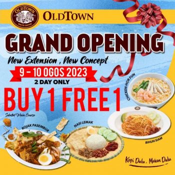 Oldtown-Grand-Opening-Buy-1-Free-1-Promotion-at-Kota-Bharu-350x350 - Beverages Food , Restaurant & Pub Kelantan Promotions & Freebies 