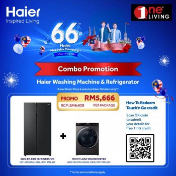 One-Living-Haier-66th-Merdeka-Promotion-1-350x350 - Electronics & Computers Home Appliances Johor Kedah Kelantan Kitchen Appliances Kuala Lumpur Melaka Negeri Sembilan Pahang Penang Perak Perlis Promotions & Freebies Putrajaya Sabah Sarawak Selangor Terengganu 