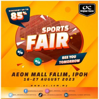 Original-Classic-Sports-Fair-Sale-at-AEON-Mall-Falim-350x350 - Apparels Fashion Accessories Fashion Lifestyle & Department Store Footwear Malaysia Sales Perak 