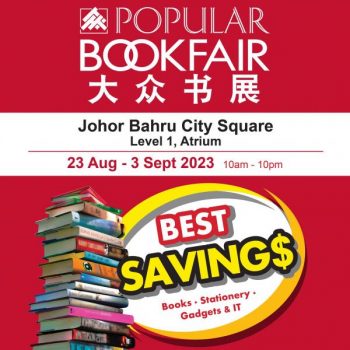 POPULAR-Book-Fair-Sale-at-Johor-Bahru-City-Square-350x350 - Books & Magazines Johor Malaysia Sales Stationery 