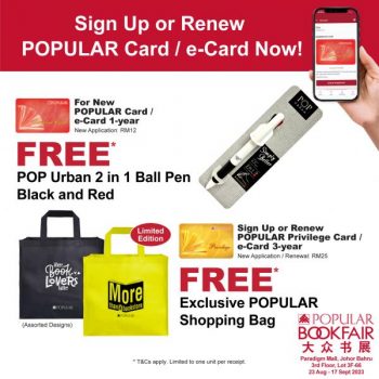 POPULAR-Book-Fair-Sale-at-Paradigm-Mall-Johor-Bahru-5-350x350 - Books & Magazines Johor Malaysia Sales Stationery 