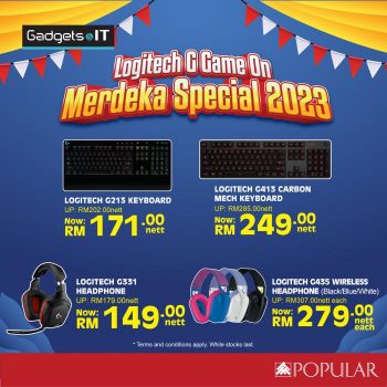 POPULAR-Logitech-Merdeka-Promotion-1-350x350 - Computer Accessories Electronics & Computers IT Gadgets Accessories Johor Kedah Kelantan Kuala Lumpur Melaka Negeri Sembilan Pahang Penang Perak Perlis Promotions & Freebies Putrajaya Sabah Sarawak Selangor Terengganu 