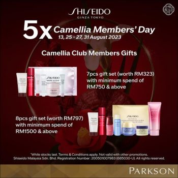 Parkson-SHISEIDO-Camellia-Member-Day-Sale-1-350x350 - Beauty & Health Cosmetics Johor Kedah Kelantan Kuala Lumpur Malaysia Sales Melaka Negeri Sembilan Pahang Penang Perak Perlis Personal Care Putrajaya Sabah Sarawak Selangor Skincare Terengganu 