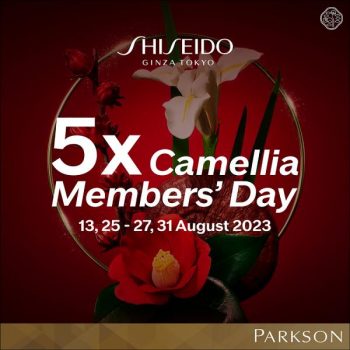 Parkson-SHISEIDO-Camellia-Member-Day-Sale-350x350 - Beauty & Health Cosmetics Johor Kedah Kelantan Kuala Lumpur Malaysia Sales Melaka Negeri Sembilan Pahang Penang Perak Perlis Personal Care Putrajaya Sabah Sarawak Selangor Skincare Terengganu 