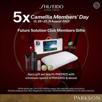 Parkson-SHISEIDO-Camellia-Member-Day-Sale-4-350x350 - Beauty & Health Cosmetics Johor Kedah Kelantan Kuala Lumpur Malaysia Sales Melaka Negeri Sembilan Pahang Penang Perak Perlis Personal Care Putrajaya Sabah Sarawak Selangor Skincare Terengganu 