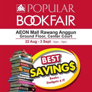 Popular-Book-Fair-at-AEON-Mall-Rawang-Anggun-350x350 - Books & Magazines Events & Fairs Selangor Stationery 