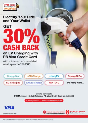 Public-Bank-EV-Charging-Cashback-Promo-350x488 - Bank & Finance Johor Kedah Kelantan Kuala Lumpur Melaka Negeri Sembilan Pahang Penang Perak Perlis Promotions & Freebies Public Bank Putrajaya Sabah Sarawak Selangor Terengganu 