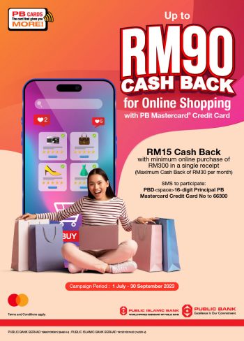 Public-Bank-Online-Cash-Back-Promo-350x488 - Bank & Finance Johor Kedah Kelantan Kuala Lumpur Melaka Negeri Sembilan Pahang Penang Perak Perlis Promotions & Freebies Public Bank Putrajaya Sabah Sarawak Selangor Terengganu 