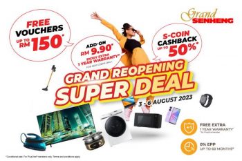 SENHENG-Grand-Reopening-Promotion-at-Bukit-Mertajam-Kuchai-Lama-Kota-Kemuning-350x233 - Computer Accessories Electronics & Computers Home Appliances IT Gadgets Accessories Johor Kitchen Appliances Kuala Lumpur Promotions & Freebies Selangor 
