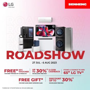 SENHENG-LG-Roadshow-Sale-at-Selected-Outlets-350x350 - Computer Accessories Electronics & Computers Home Appliances IT Gadgets Accessories Kitchen Appliances Malaysia Sales Melaka 