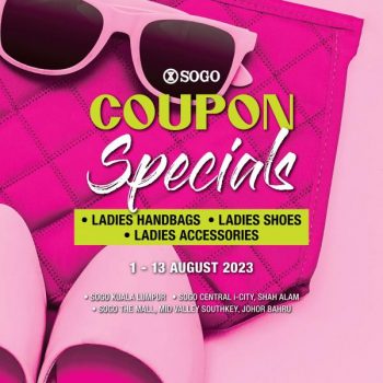 SOGO-Ladies-Handbags-Shoes-Accessories-Free-Coupon-Promotion-350x350 - Fashion Accessories Fashion Lifestyle & Department Store Footwear Handbags Johor Kuala Lumpur Selangor 