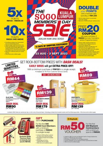 SOGO-Members-Day-Sale-Catalogue-350x495 - Kuala Lumpur Malaysia Sales Selangor Supermarket & Hypermarket 