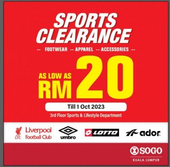 SOGO-Sports-Clearance-Sale-350x345 - Apparels Fashion Accessories Fashion Lifestyle & Department Store Kuala Lumpur Selangor Sportswear Supermarket & Hypermarket Warehouse Sale & Clearance in Malaysia 