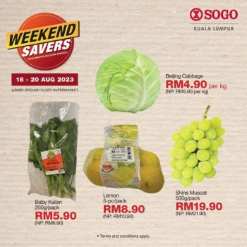 SOGO-Supermarket-Weekend-Savers-Promotion-1-1-350x350 - Kuala Lumpur Promotions & Freebies Selangor Supermarket & Hypermarket 