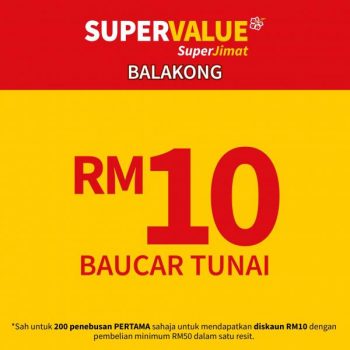 SUPERVALUE-Balakong-Free-RM10-Cash-Voucher-Promotion-350x350 - Promotions & Freebies Selangor Supermarket & Hypermarket 