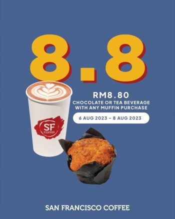 San-Francisco-Coffee-8.8-Sale-350x438 - Beverages Food , Restaurant & Pub Johor Kedah Kelantan Kuala Lumpur Malaysia Sales Melaka Negeri Sembilan Pahang Penang Perak Perlis Putrajaya Sabah Sarawak Selangor Terengganu 