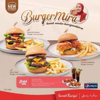 Secret-Recipe-BurgerMira-Special-350x350 - Beverages Food , Restaurant & Pub Johor Kedah Kelantan Kuala Lumpur Melaka Negeri Sembilan Pahang Penang Perak Perlis Promotions & Freebies Putrajaya Sabah Sarawak Selangor Terengganu 