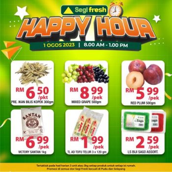 Segi-Fresh-Happy-Hour-Promotion-1-350x350 - Johor Kedah Kelantan Kuala Lumpur Melaka Negeri Sembilan Pahang Penang Perak Perlis Promotions & Freebies Putrajaya Sabah Sarawak Selangor Supermarket & Hypermarket Terengganu 