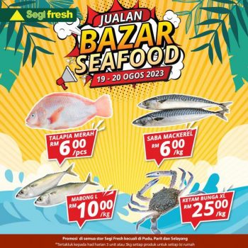 Segi-Fresh-Jualan-Bazar-Seafood-Promotion-1-350x350 - Johor Kedah Kelantan Kuala Lumpur Melaka Negeri Sembilan Pahang Penang Perak Perlis Promotions & Freebies Putrajaya Sabah Sarawak Selangor Supermarket & Hypermarket Terengganu 