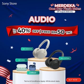 Sony-Merdeka-One-Day-Flash-Sale-1-350x350 - Audio System & Visual System Computer Accessories Electronics & Computers IT Gadgets Accessories Johor Kedah Kelantan Kuala Lumpur Malaysia Sales Melaka Negeri Sembilan Online Store Pahang Penang Perak Perlis Putrajaya Sabah Sarawak Selangor Terengganu 