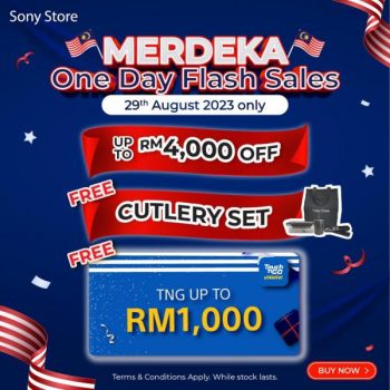 Sony-Merdeka-One-Day-Flash-Sale-350x350 - Audio System & Visual System Computer Accessories Electronics & Computers IT Gadgets Accessories Johor Kedah Kelantan Kuala Lumpur Malaysia Sales Melaka Negeri Sembilan Online Store Pahang Penang Perak Perlis Putrajaya Sabah Sarawak Selangor Terengganu 