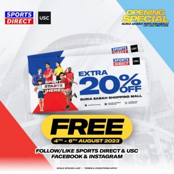 Sports-Direct-Opening-Promotion-at-Suria-Sabah-29-350x350 - Apparels Fashion Accessories Fashion Lifestyle & Department Store Footwear Promotions & Freebies Sabah Sportswear 