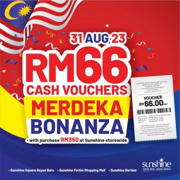 Sunshine-Merdeka-Bonanza-Promo-1-350x350 - Penang Promotions & Freebies Supermarket & Hypermarket 