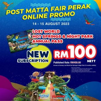 Sunway-Lost-World-Of-Tambun-Post-MATTA-Fair-Perak-Online-Promotion-350x350 - Johor Kedah Kelantan Kuala Lumpur Melaka Negeri Sembilan Online Store Others Pahang Penang Perak Perlis Promotions & Freebies Putrajaya Sabah Sarawak Selangor Terengganu 