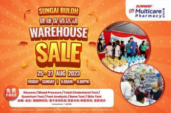 Sunway-Multicare-Pharmacy-Warehouse-Sale-at-Sungai-Buloh-350x233 - Beauty & Health Health Supplements Personal Care Selangor Warehouse Sale & Clearance in Malaysia 