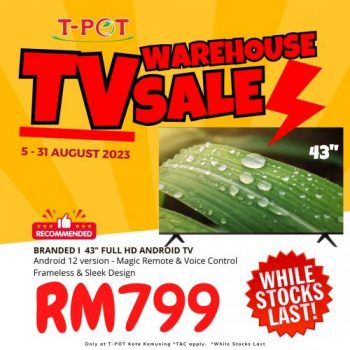T-Pot-TV-Warehouse-Sale-8-350x350 - Electronics & Computers Home Appliances Selangor Warehouse Sale & Clearance in Malaysia 