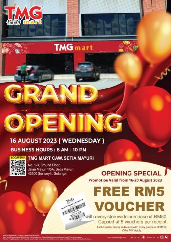 TMG-Mart-Grand-Opening-Promotion-at-Setia-Mayuri-350x495 - Promotions & Freebies Selangor Supermarket & Hypermarket 