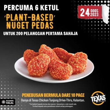 Texas-Chicken-Opening-Promotions-at-Tunjong-Kelantan-2-350x350 - Beverages Food , Restaurant & Pub Kelantan Promotions & Freebies 