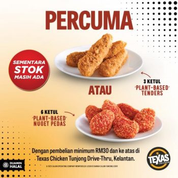 Texas-Chicken-Tunjong-Drive-Thru-Opening-Promotion-3-350x350 - Beverages Food , Restaurant & Pub Kelantan Promotions & Freebies 