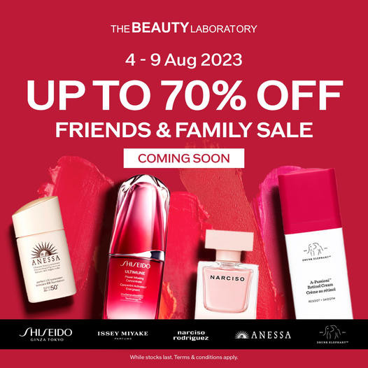 49 Aug 2023 The Beauty Laboratory Friends and Family Sale