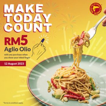 The-Manhattan-Fish-Market-PRN-2023-RM5-Aglio-Olio-Promotion-350x350 - Beverages Food , Restaurant & Pub Johor Kedah Kelantan Kuala Lumpur Melaka Negeri Sembilan Pahang Penang Perak Perlis Promotions & Freebies Putrajaya Sabah Sarawak Selangor Terengganu 