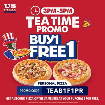 US-Pizza-Tea-Time-Promo-3-350x350 - Beverages Food , Restaurant & Pub Johor Kedah Kelantan Kuala Lumpur Melaka Negeri Sembilan Pahang Penang Perak Perlis Pizza Promotions & Freebies Putrajaya Sabah Sarawak Selangor Terengganu 