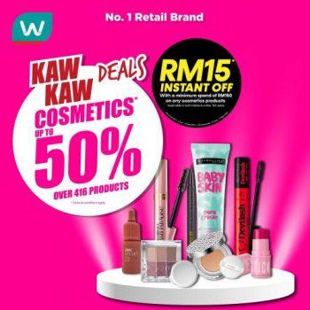 Watsons-Cosmetics-Promotion-350x350 - Beauty & Health Cosmetics Johor Kedah Kelantan Kuala Lumpur Melaka Negeri Sembilan Pahang Penang Perak Perlis Promotions & Freebies Putrajaya Sabah Sarawak Selangor Terengganu 