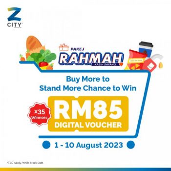 ZCITY-Rahmah-Package-Win-RM85-Digital-Vouchers-Promotion-350x350 - Johor Kedah Kelantan Kuala Lumpur Melaka Negeri Sembilan Others Pahang Penang Perak Perlis Promotions & Freebies Putrajaya Sabah Sarawak Selangor Terengganu 