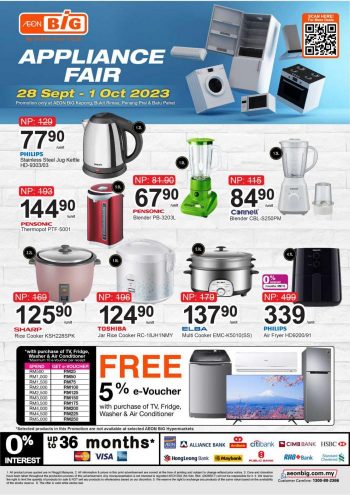 AEON-BiG-Appliance-Fair-Promotion-350x495 - Electronics & Computers Home Appliances Johor Kedah Kelantan Kuala Lumpur Melaka Negeri Sembilan Pahang Penang Perak Perlis Promotions & Freebies Putrajaya Sabah Sarawak Selangor Supermarket & Hypermarket Terengganu 