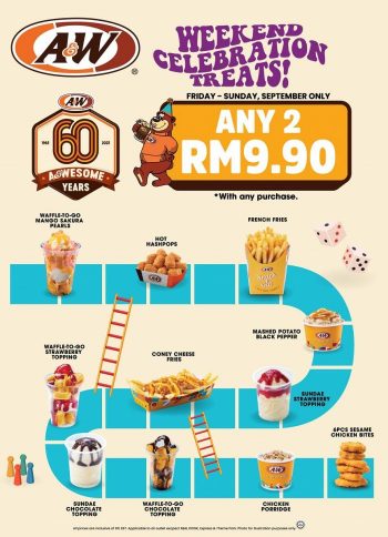 AW-Weekend-Celebration-Treats-350x484 - Beverages Food , Restaurant & Pub Johor Kedah Kelantan Kuala Lumpur Melaka Negeri Sembilan Pahang Penang Perak Perlis Promotions & Freebies Putrajaya Sabah Sarawak Selangor Terengganu 