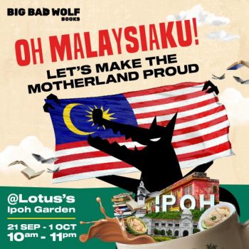 Big-Bad-Wolf-Books-Sale-at-Lotuss-Ipoh-Garden-350x350 - Books & Magazines Malaysia Sales Perak Stationery 