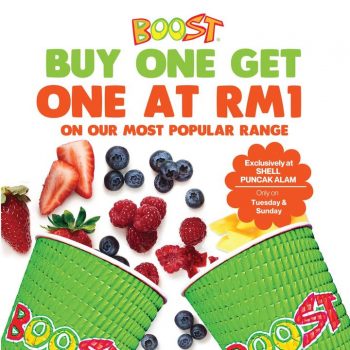 Boost-Juice-Opening-RM1-Promotion-at-Shell-Puncak-Alam-350x350 - Beverages Food , Restaurant & Pub Promotions & Freebies Selangor 