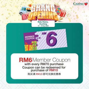Caring-Pharmacy-Opening-Promotions-at-Kuching-Outlet-6-350x350 - Beauty & Health Health Supplements Personal Care Promotions & Freebies Sarawak 