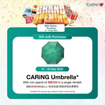 Caring-Pharmacy-Opening-Promotions-at-Kuching-Outlet-7-350x350 - Beauty & Health Health Supplements Personal Care Promotions & Freebies Sarawak 