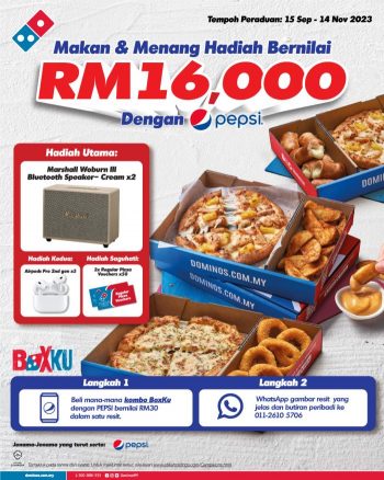 Dominos-Pizza-Makan-Menang-Contest-350x438 - Beverages Events & Fairs Food , Restaurant & Pub Johor Kedah Kelantan Kuala Lumpur Melaka Negeri Sembilan Pahang Penang Perak Perlis Pizza Putrajaya Sabah Sarawak Selangor Terengganu 